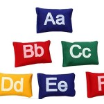 Colorful Uppercase Lowercase Educational Alphabet Cushions